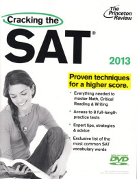 Image of CRACKING THE SAT 2013 (CD INCLUDED)