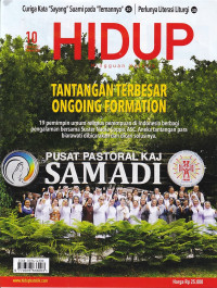 Image of HIDUP 10/5 Maret 2023: TANTANGAN TERBESAR ONGOING FORMATION
