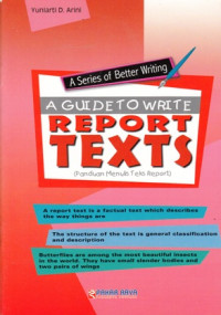 Image of A GUIDE TO WRITE REPORT TEXT (PANDUAN MENULIS TEKS REPORT)